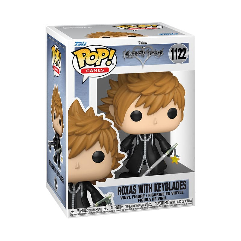 Kingdom Hearts POP! Games Vinyl Figure Roxas w/Keyblades 9 cm 1