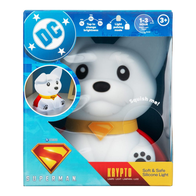 DC Comics Squishy Glo Silicon Light Superman Krypto 17 cm 2