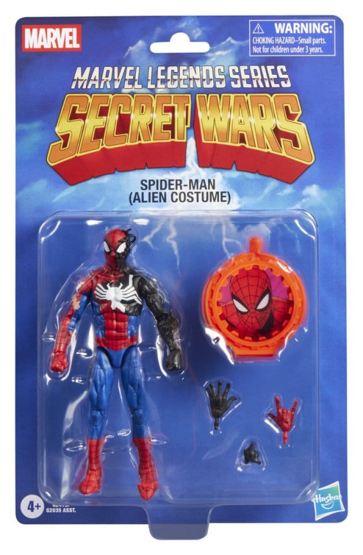 Secret Wars Marvel Legends Action Figure Spider-Man (Alien Costume) 15 cm 3