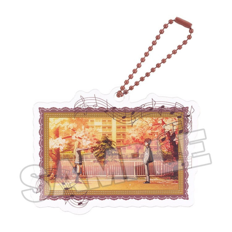 Your Lie in April Acrylic Keychain Anime Scene B 8 cm 1
