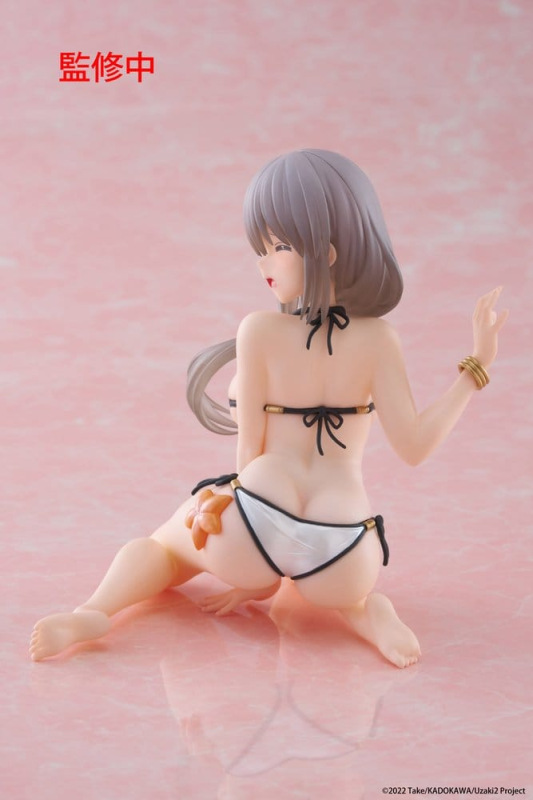 Uzaki-chan Wants to Hang Out! PVC Statue Desktop Cute Figure Tsuki Uzaki (Swimwear Ver.) 13 cm 3