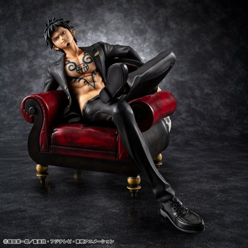 One Piece Portrait.Of.Pirates "S.O.C" PVC Figure Trafalgar Law Ver.R 9
