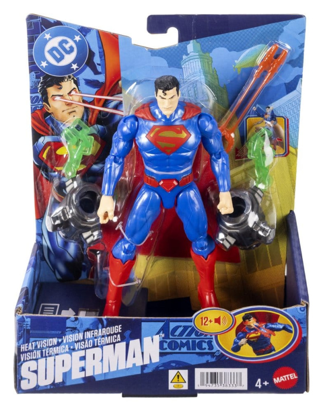 DC Premier Action Figure with Sound & Light Heat Vision Superman 16 cm 8