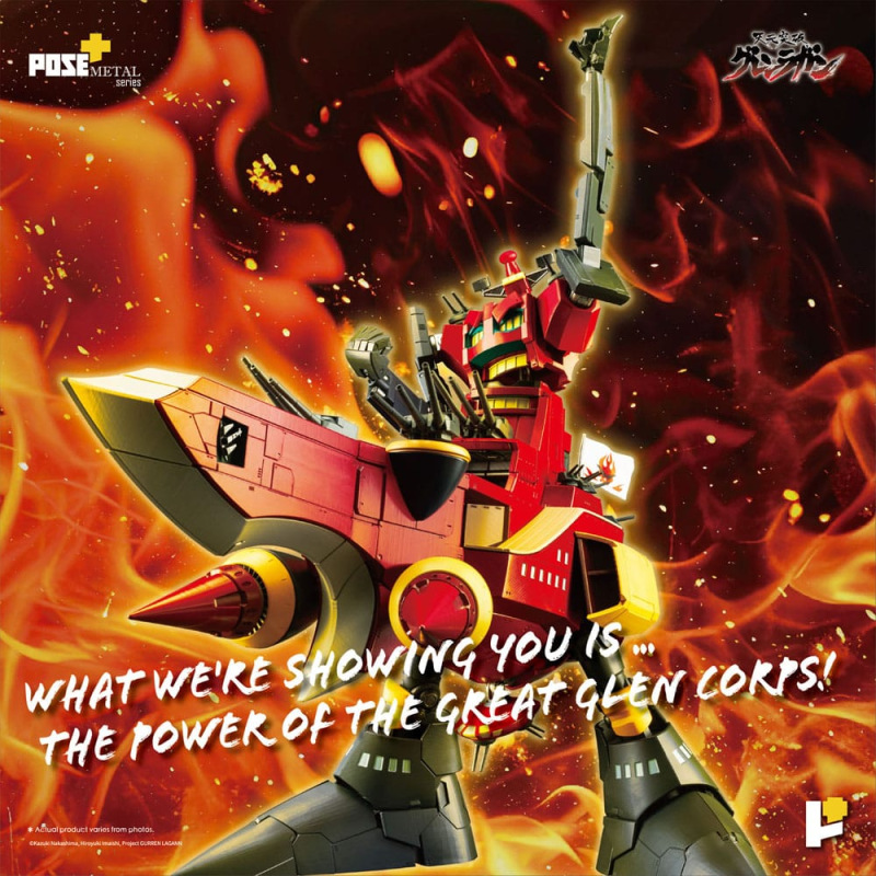Tengen Toppa Gurren Lagann POSE+METAL series Statue Dai-Gurren 33 cm 1
