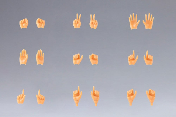 Megami Device M.S.G. Plastic Model Kit 1/1 09 Hand Set Skin Color E 1
