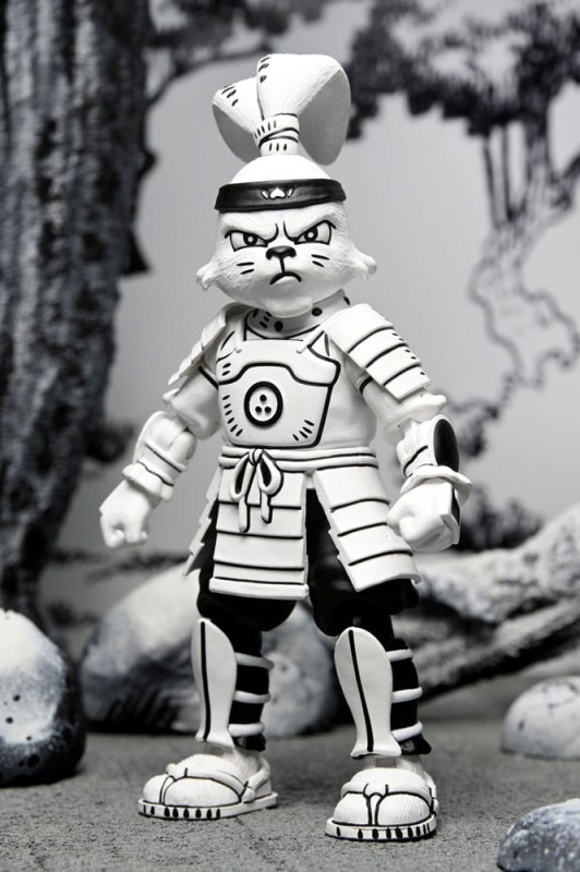 Usagi Yojimbo Action Figure Samurai Usagi Yojimbo (Black & White) 18 cm
