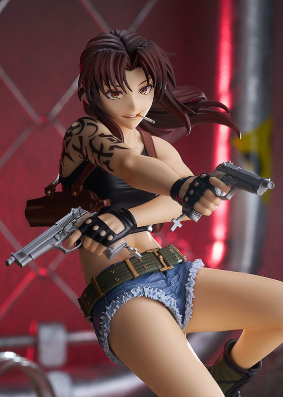 Black Lagoon Pop Up Parade PVC Statue Revy L Size 21 cm 1