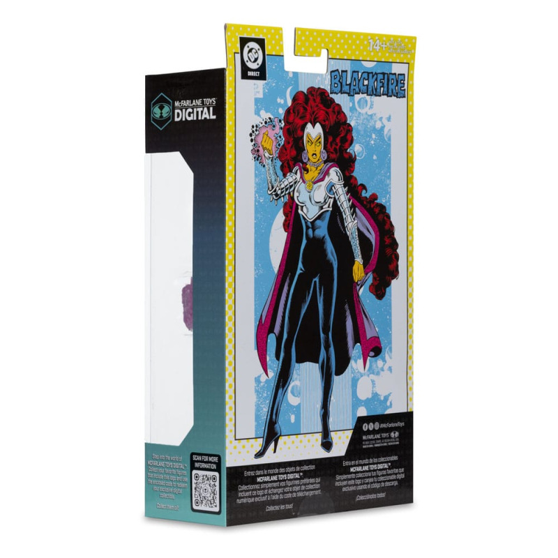 DC Direct McFarlane Toys Digital Action Figure Blackfire (The New Teen Titans) 18 cm 8