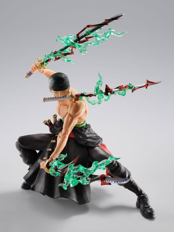 One Piece S.H.Figuarts Action Figure Roronoa Zoro The King of Hell 15 cm 6