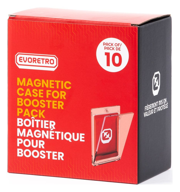 Acrylic Case Magnetic One Touch 10-Pack for Booster Packs 12