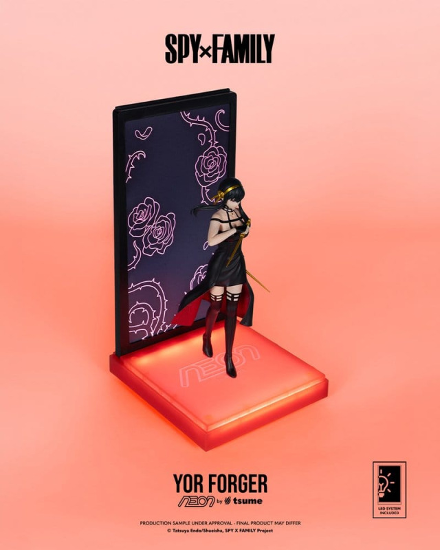 Spy x Family Neon Figure 1/9 Yor Forger 20 cm 8