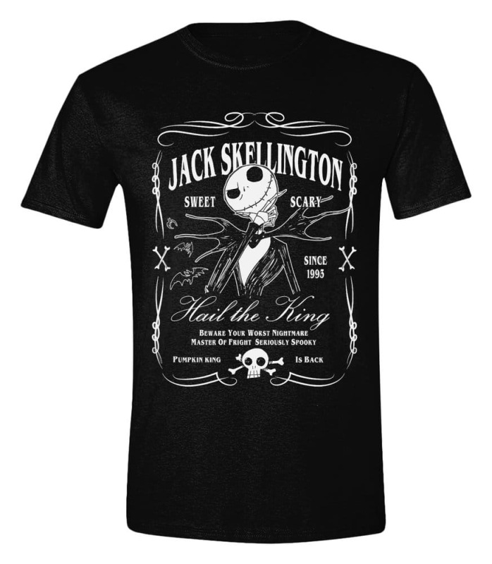 Disney The Nightmare Before Christmas T-Shirt Jack Skellington Label Size S