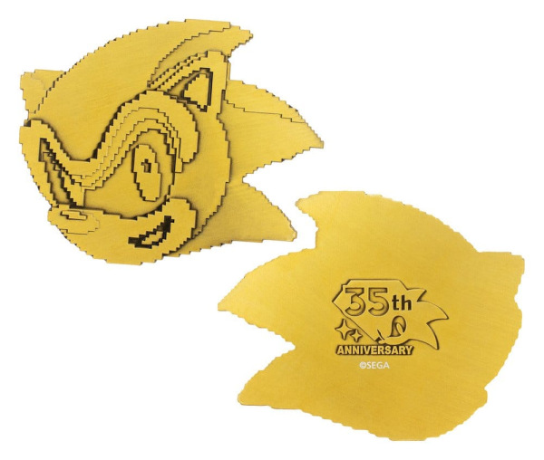 Sonic the Hedgehog Medallion Set 35th Anniversary Then & Now Limited Edition 6
