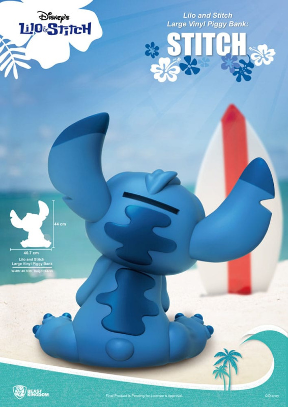 Lilo & Stitch Piggy Vinyl Bank Stitch 44 cm 3
