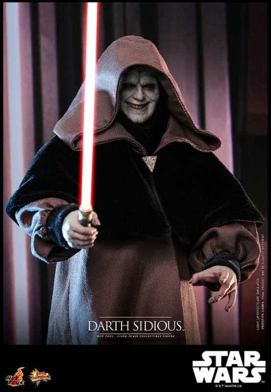 Star Wars Movie Masterpiece Action Figure 1/6 Darth Sidious 29 cm 10