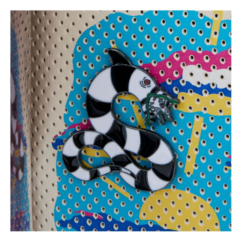 Beetlejuice by Loungefly Backpack Mini Handbook for the recently Deceased Pin Trader 1