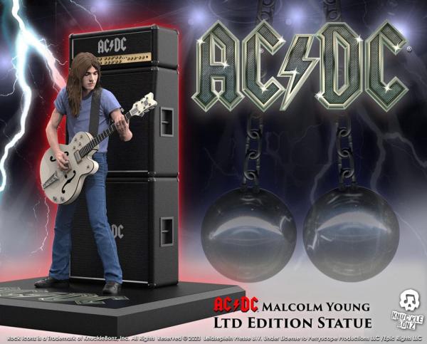 AC/DC Rock Iconz Statue Malcolm Young II 23 cm 1