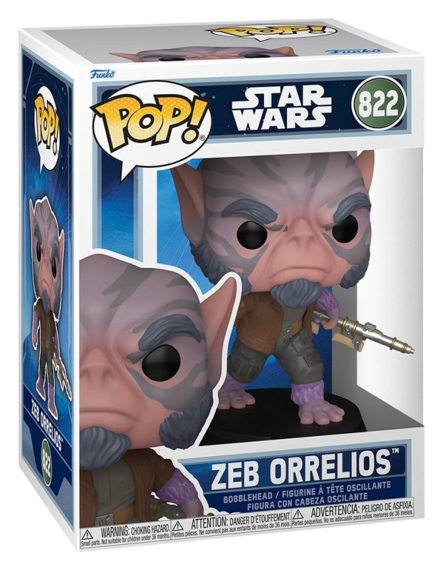 Star Wars: The Mandalorian and Grogu POP! Vinyl Bobblehead Figure Zeb Orrelios 9 cm 1