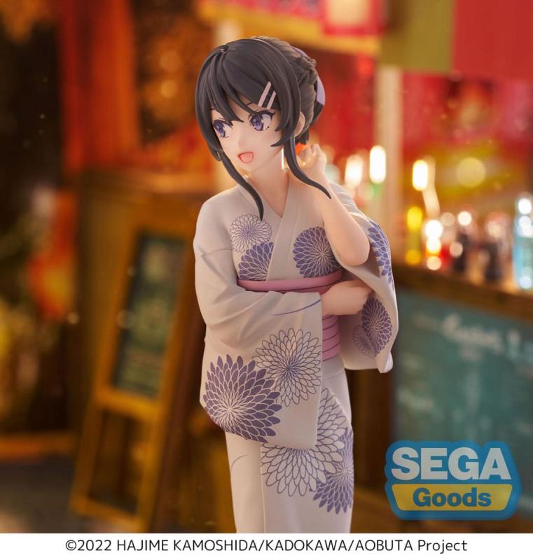 Rascal Does Not Dream of Bunny Girl Senpai Luminasta PVC Statue Mai Sakurajima Yukata 22 cm 4