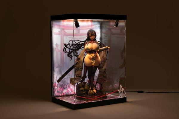 SHINSAI Acrylic Display Case with Lighting Inbina Rasethuhime Saki M Edition 39 cm