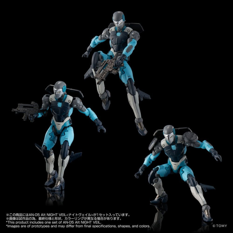 Altered Nano Action Figure An-05 Alt Night Veil 10 cm 2