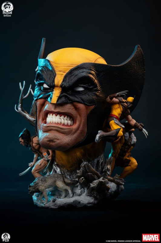 Marvel Fine Art Bust Wolverine Deluxe Edition 48 cm 2