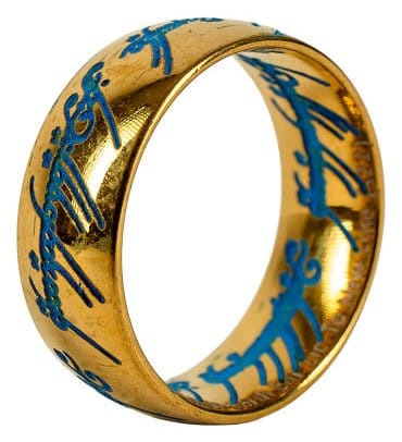 Lord of the Rings Replica One Ring Glow in the Dark 12