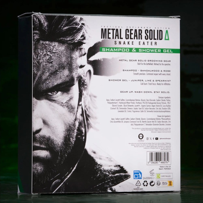 Metal Gear Solid Gift Set Shower Gel & Shampoo 2