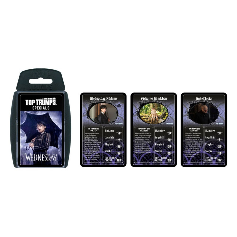 Wednesday Card Game Top Trumps *German Version* 6