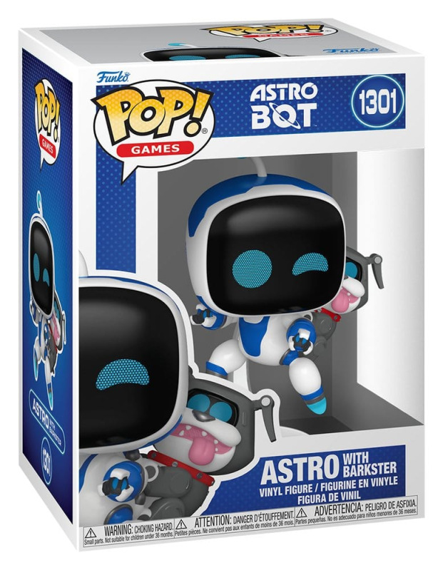 Astro Bot POP! Games Vinyl Figure Astro with Barkster 9 cm 1