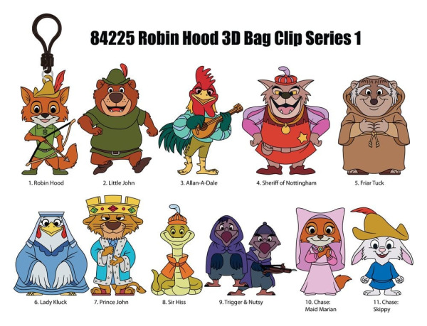 Robin Hood 3D PVC Bag Clips Series 79 Blind Bag Display (24) 1