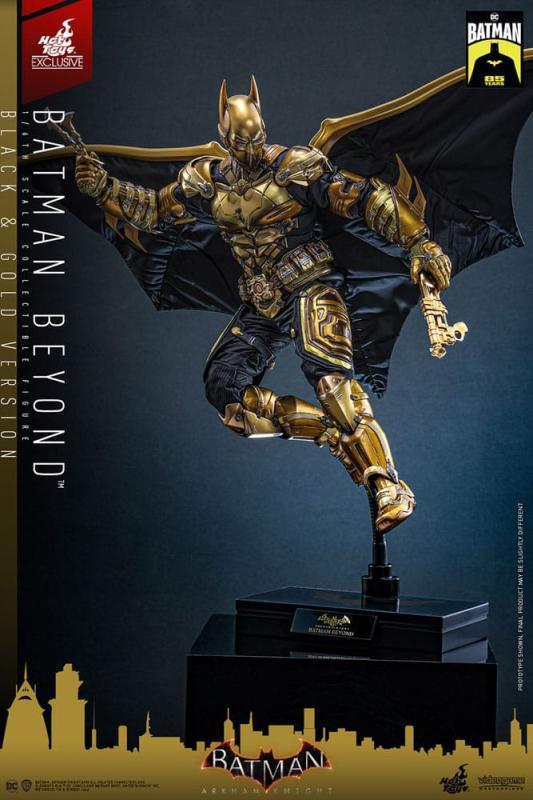 Batman: Arkham Knight Videogame Masterpiece Action Figure 1/6 Batman Beyond (Black & Gold Version) 3 6