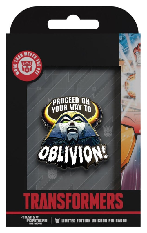 Transformers Pin Badge The Movie 40th Anniversary Unicron Limited Edition 2