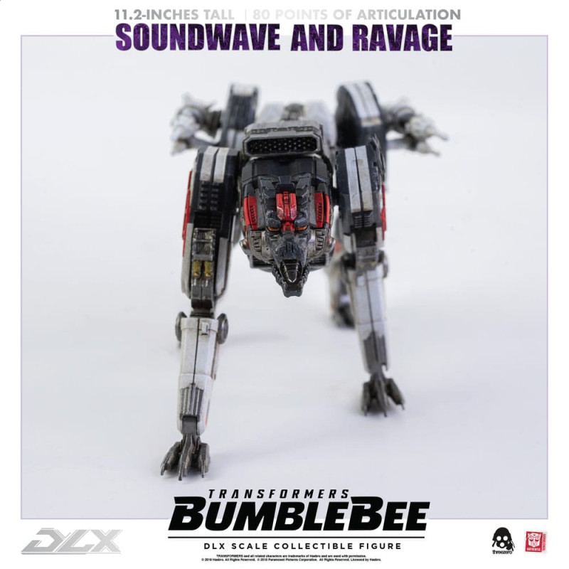 Transformers Bumblebee DLX Action Figure 2-Pack 1/6 Soundwave & Ravage 28 cm 2