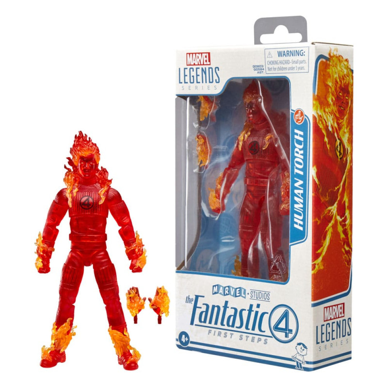 The Fantastic Four: First Steps Marvel Legends Action Figure Human Torch 15 cm 10