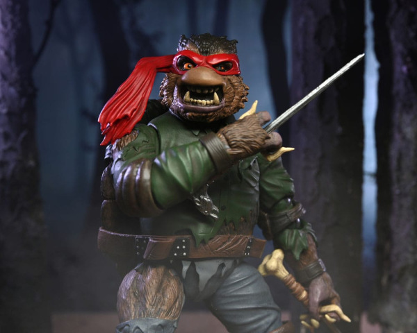 Universal Monsters/Teenage Mutant Ninja Turtles Action Figure Raphael as the Wolfman 18 cm 13