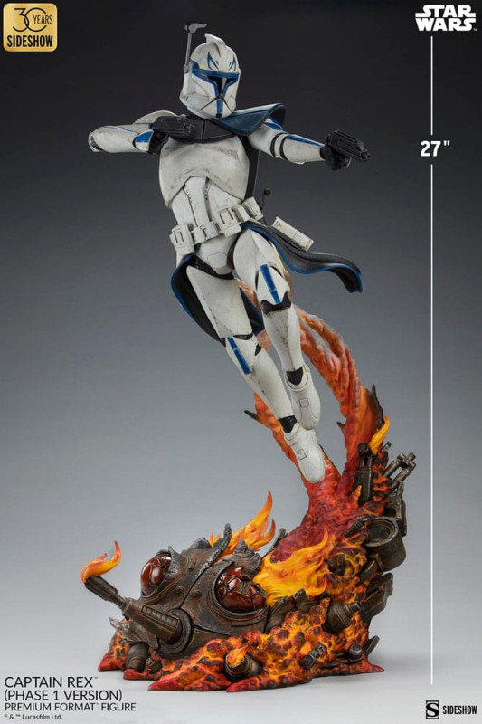 Star Wars Premium Format Figure Captain Rex (Phase 1 Version) Sideshow Exclusive 68 cm 5