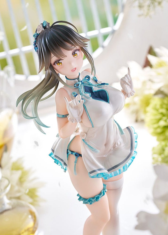 Avian Romance Pink Label 5 PVC Statue 1/6 Ponytail Girl: Qipao 29 cm 8