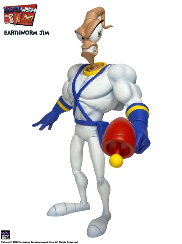 Earthworm Jim Action Figure Wave 1: Earthworm Jim & Snot 15 cm 8