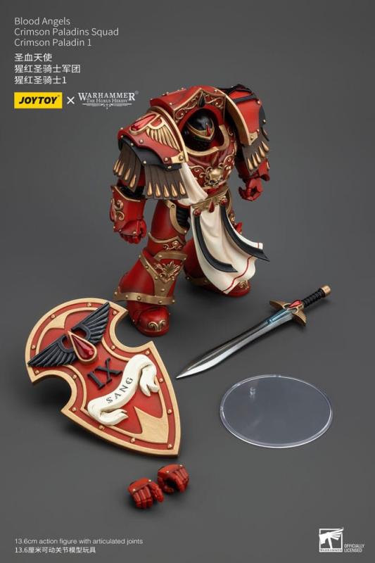 Warhammer The Horus Heresy Action Figure 1/18 Blood Angels Crimson Paladins Squad Crimson Paladin 1