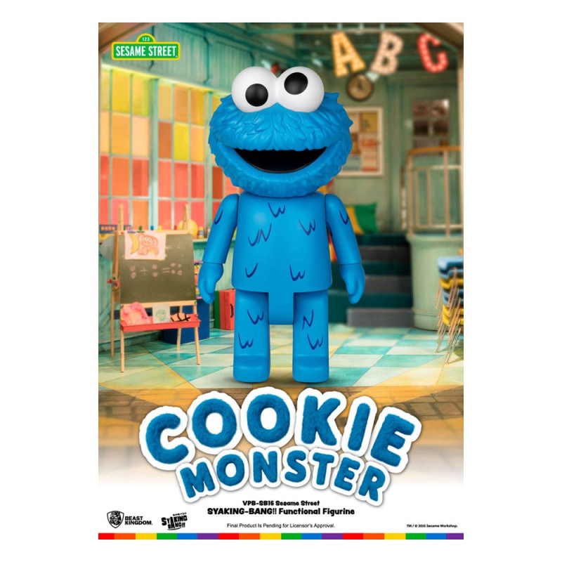 Sesame Street Syaking Bang Series PVC coin bank Cookie Monster 47 cm 4