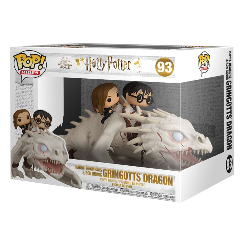 Harry Potter POP! Rides Vinyl Figure Dragon w/Harry, Ron, & Hermione 15 cm 1