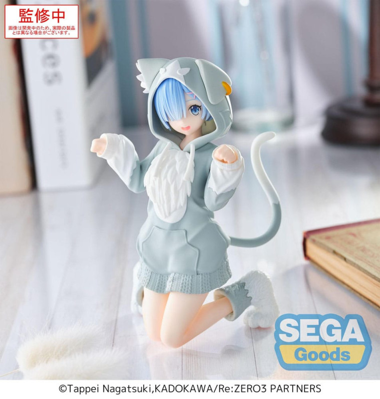 Re:Zero Starting Life in Another World Yumemirize PVC Statue Rem Mofumofu Pack 11 cm 3
