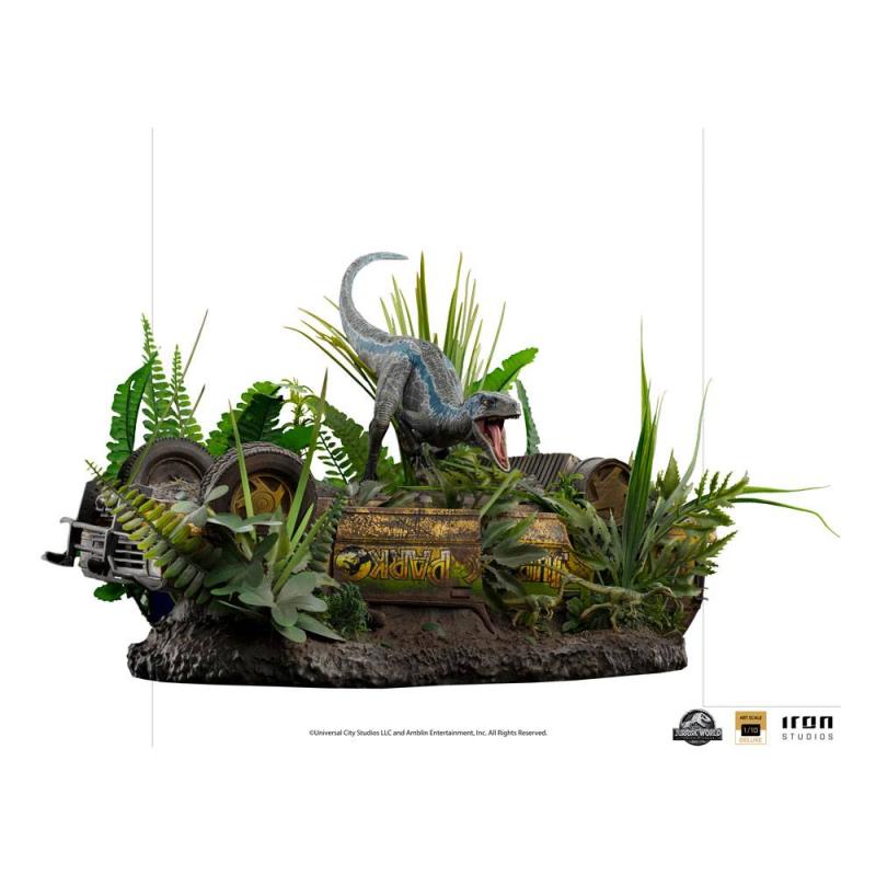 Jurassic World Fallen Kingdom: Blue 1/10 Deluxe Art Scale Statue - Iron Studios