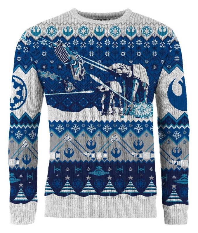Star Wars Christmas Sweater AT-AT Assault Size XS 3