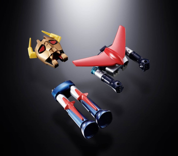 Dino Mech Gaiking Chogokin Action Figure Daikumaryu & Gaiking 20 cm 8