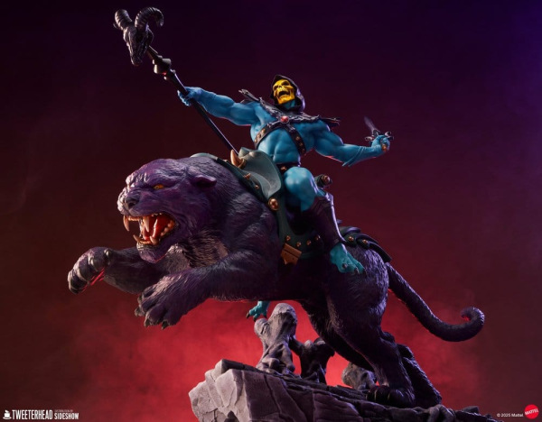 Masters of the Universe 1/4 Figure Skeletor & Panthor 81 cm 1