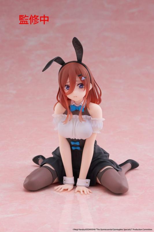 The Quintessential Quintuplets 3 PVC Statue Desktop Cute Figure Miku Nakano (Bunny Ver.) 13 cm 2