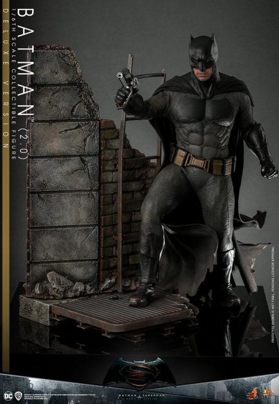 Batman v Superman: Dawn of Justice Movie Masterpiece Action Figure 1/6 Batman 2.0 (Deluxe Version) 3