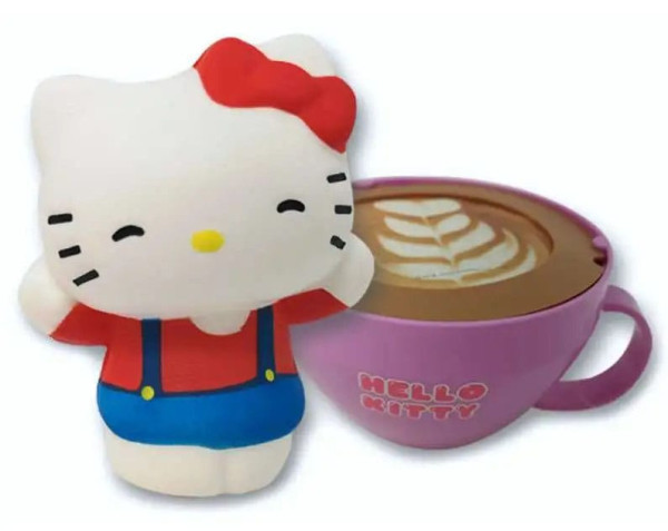 Sanrio Squishy Figures Hello Kitty Cappuccino Display (8) 4